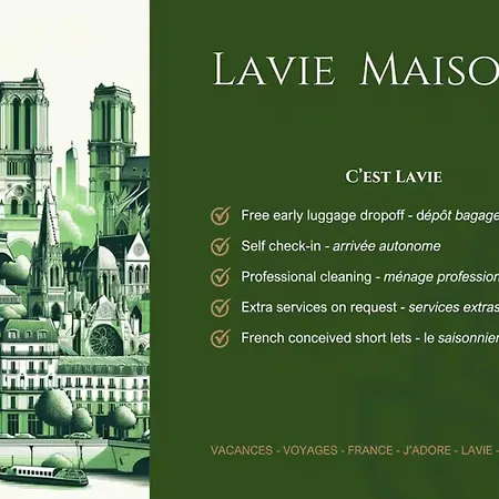 Apartamento Lavie Maison Marais Sauna Hot Tub *